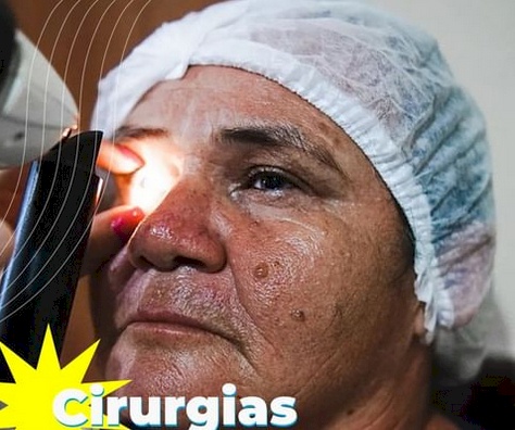 Cirurgiaa de catarata realizadas pela prefeitura de Coremas e governo do estado