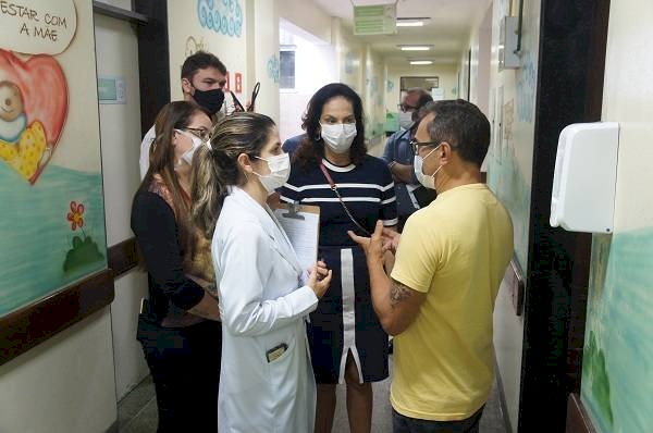 Fiscalização no Hospital Arlinda Marques em JP