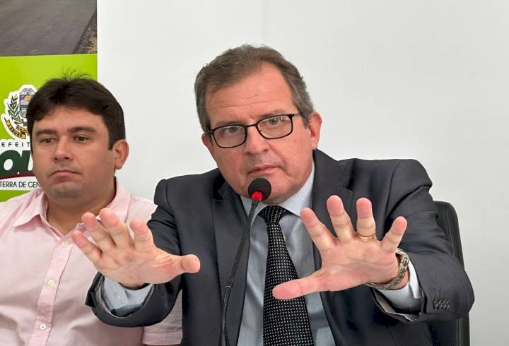 Helder Carvalho, e o Prefeito de Sousa, Fábio Tyrone