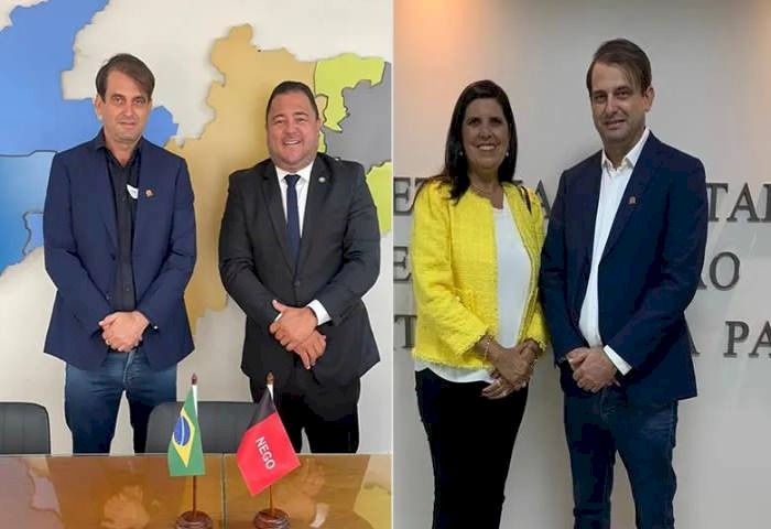 Prefeito de São José de Piranhas, Bal Lins, em audiência em Brasília