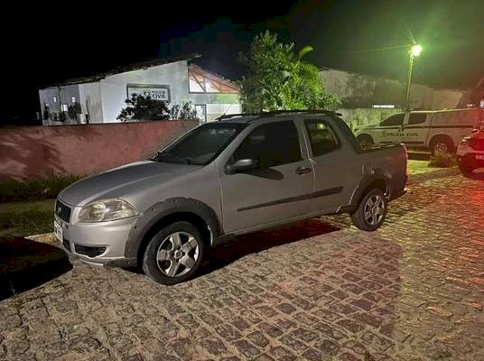 Veículo roubado no RN, recuperado pela Polícia Militar na PB