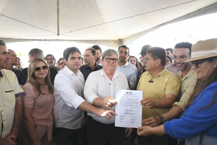 João Azevêdo no município de Pocinhos