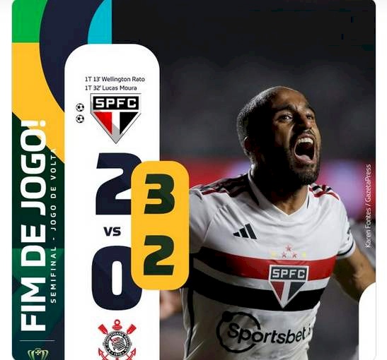 São Paulo bate Corinthians pela a Copa do Brasil