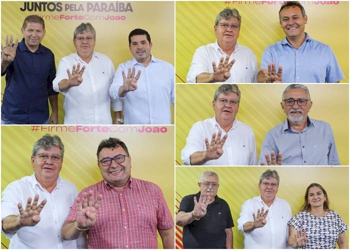 Prefeitos de Aguiar, Soledade, Santa Helena, Poço Dantas e Olho d'Água  manifestam apoio a João