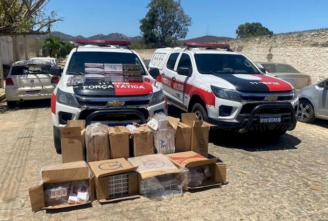 Apreensão de carga de cigarros contrabandeados