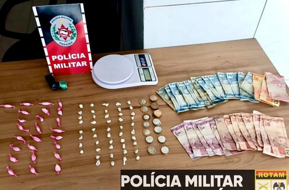 Prisão de homem por tráfico de entorpecentes