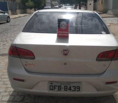 Carro roubado na cidade de Paulista é recuperado em Pombal, nesta quarta-feira