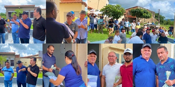 Distribuição de sementes híbridas do capim Dunamis  em São José da Lagoa Tapada 
