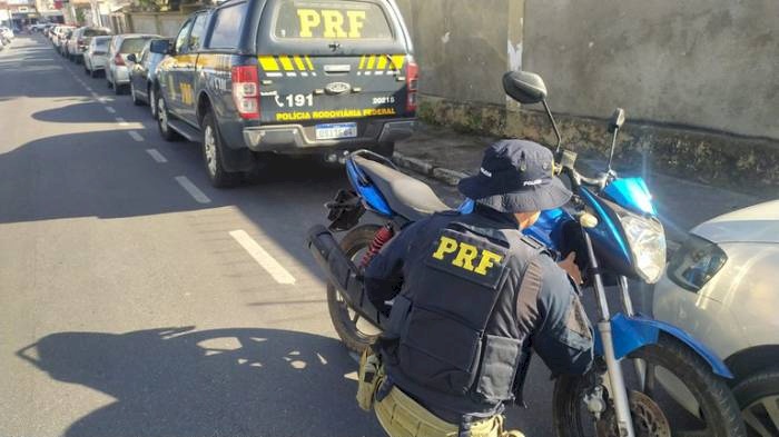 Veículo apreendido pela PRF na Paraíba