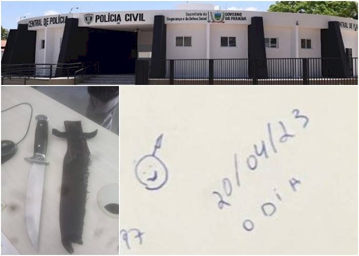 Punhal apreendido com adolescente dentro de escola em Cajazeiras