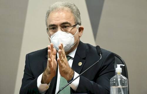 CPI da Covid: ministro da Saúde, Marcelo Queiroga, nega orientação de Bolsonaro para uso da cloroquina