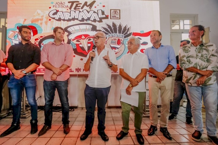 Anúncio do Carnaval 2023 em João Pessoa