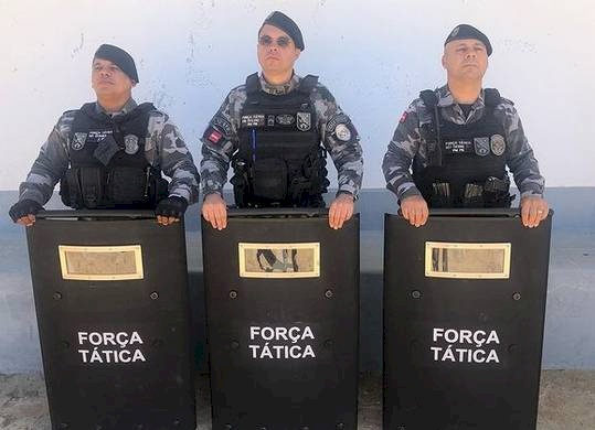 Novos escudos para reforçar ações e a segurança do policial