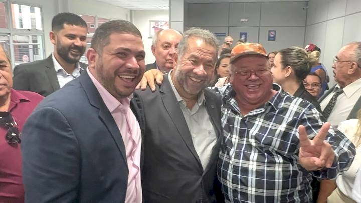 Júnior do Peixe, Carlos Lupi, e Galego do Peixe