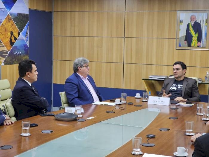 Reunião com o ministro do Turismo, Celso Sabino