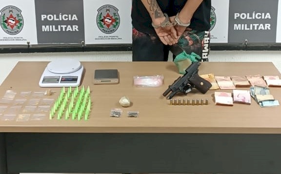 Prisão de mais um suspeito com arma e drogas