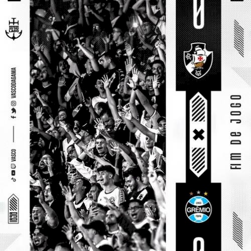Vasco empatou sem gols com o Grêmio