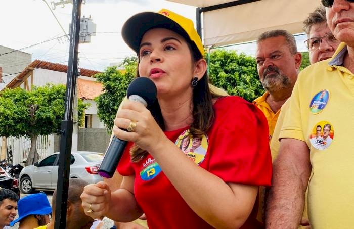 Candidata ao Senado Federal pelo PSB, Pollyanna Dutra, empata com o candidato do União Brasil, Efraim Filho
