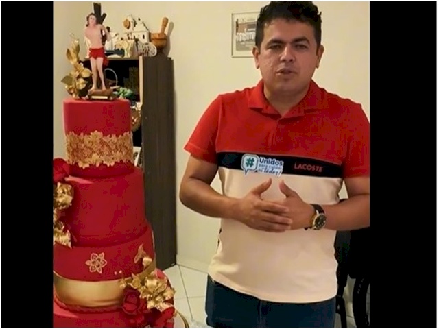 Bolo arrematado por R$ 100 mil em São Bento