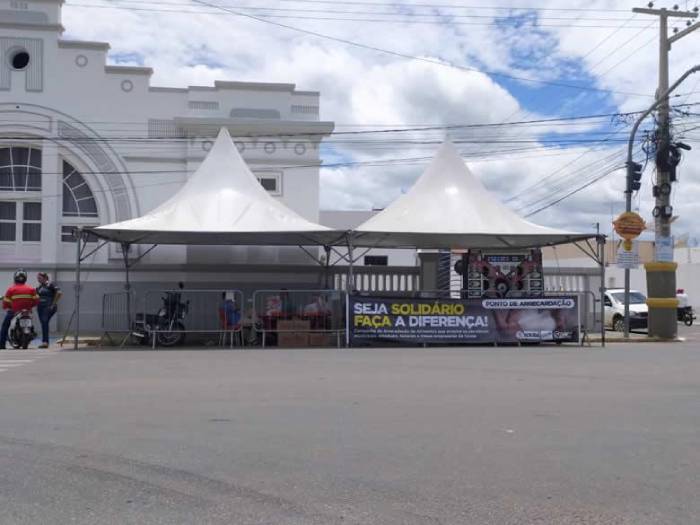 Doação de feira em Sousa