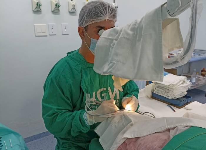 Mutirão de 100 cirurgias de catarata no Hospital Geral de Mamanguape