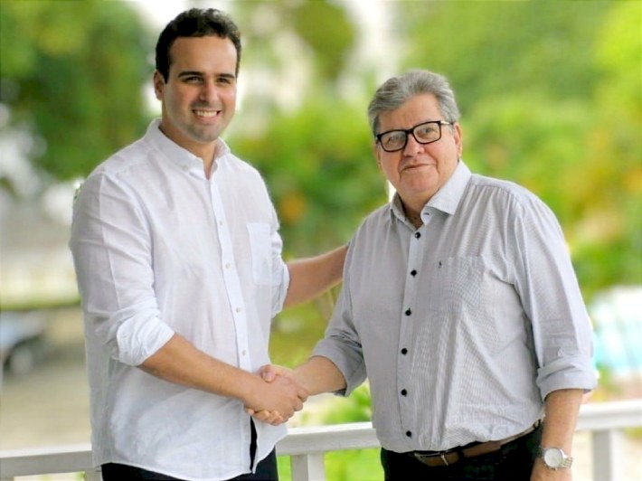 Governador, João Azevedo, e o vice, Lucas Ribeiro