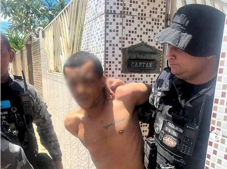 Prisão de um indivíduo, em Nova Floresta