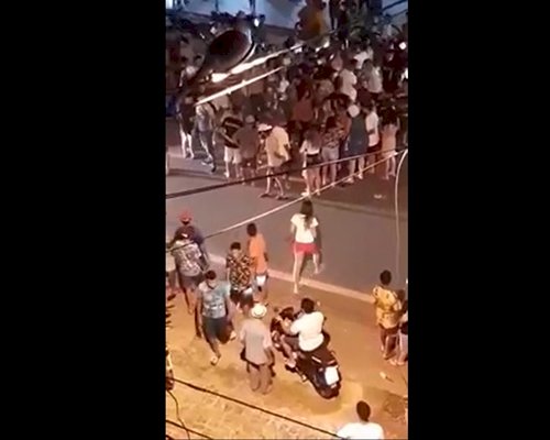 Vítimas de acidente de Moto são socorridas após colisão em Marizópolis 