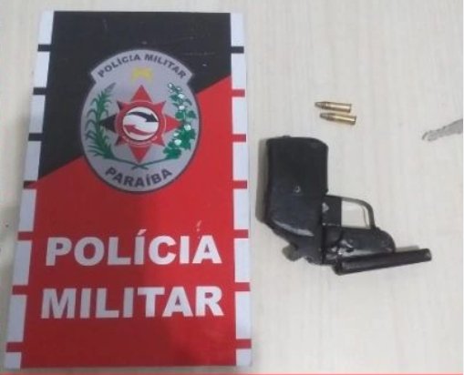 Homem preso com arma de fogo, na cidade de Cajazeiras