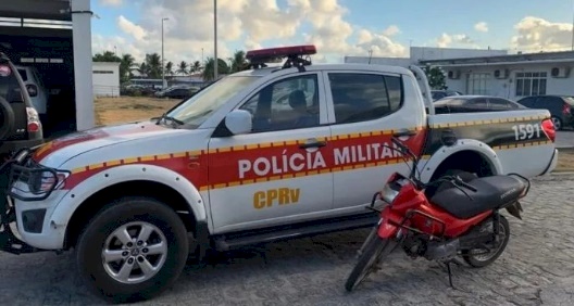 Polícia recupera motocicleta roubada em João Pessoa 