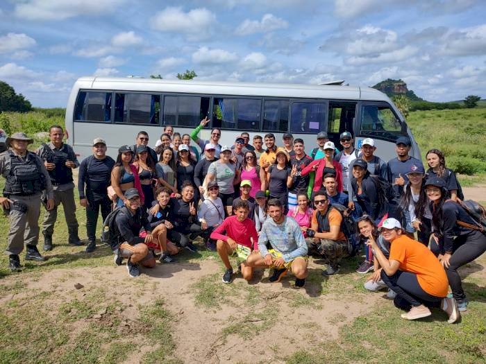 Ecotrilha do Letreiro ocorrida no último dia 10, em Vieirópolis