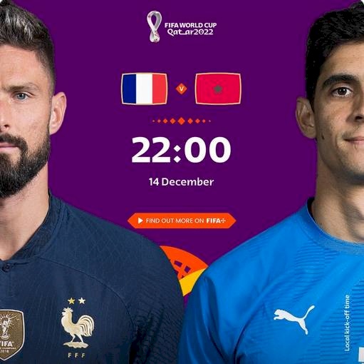Seleção de Marrocos enfrenta a França em busca de vaga na final