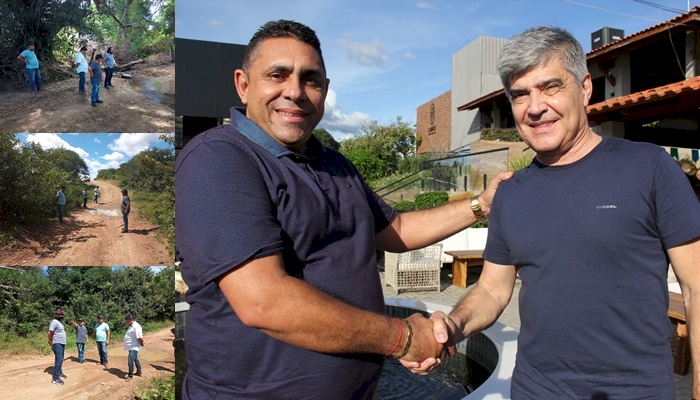 Deputado Federal Wellington Roberto e o Prefeito de Aparecida, João Neto 