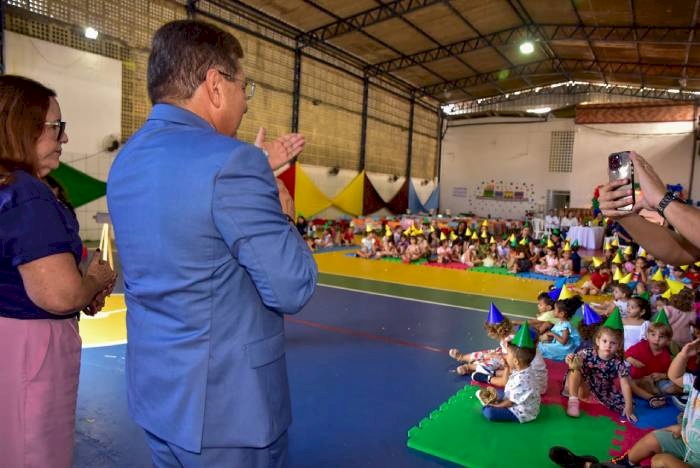 Solenidade para celebrar os 25 anos de fundação da Creche e Pré-Escola Ângela Maria Meira de Carvalho