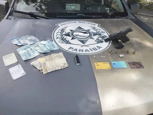 Apreensão de arma de fogo durante Operação Muralha