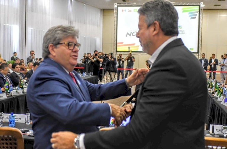 Deputado Federal Artur Lira e o Governador da Paraíba, João Azevêdo 