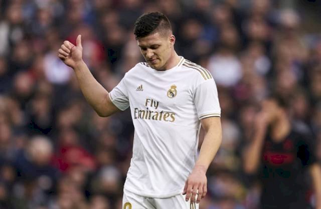 Luka Jovic - um dos principais fracassos de transferência do Real Madrid