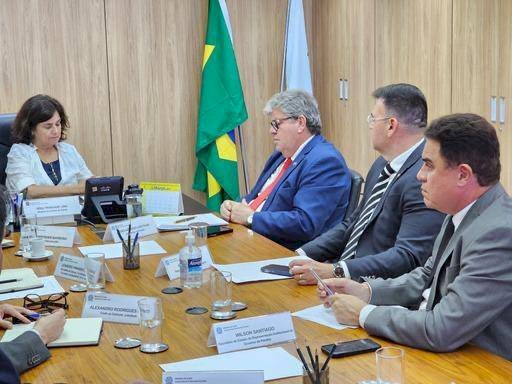 Wilson Santiago em audiência com a ministra da Saúde