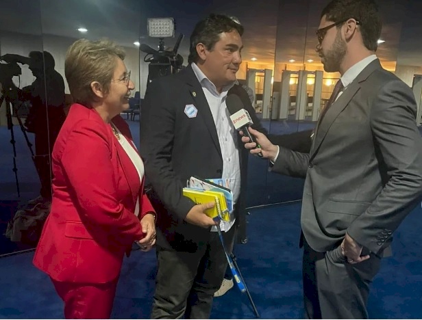 Prefeito Lucas Braga presta entrevista ao Globo News