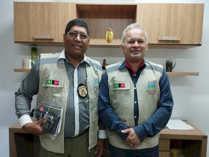 Oficial de Justiça que atua na Comarca de João Pessoa, Juarez Fernandes esteve na Sede do Sindicato 