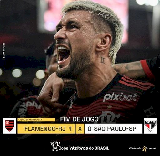  Flamengo derrotou o São Paulo por 1 a 0 no Maracanã