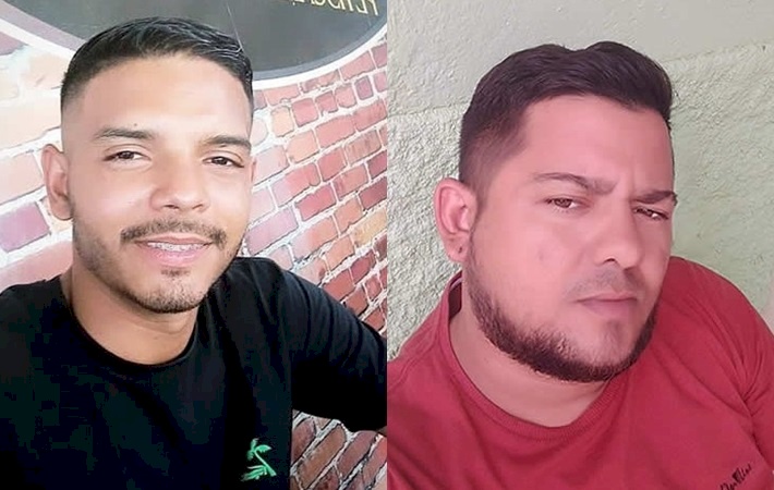 Marlon Brando Cruz do Nascimento, 33 anos, que residia Bairro Belém Novo, casado, e Paulo Albuquerque, 33 anos, conhecido por Paulinho de Pedrina