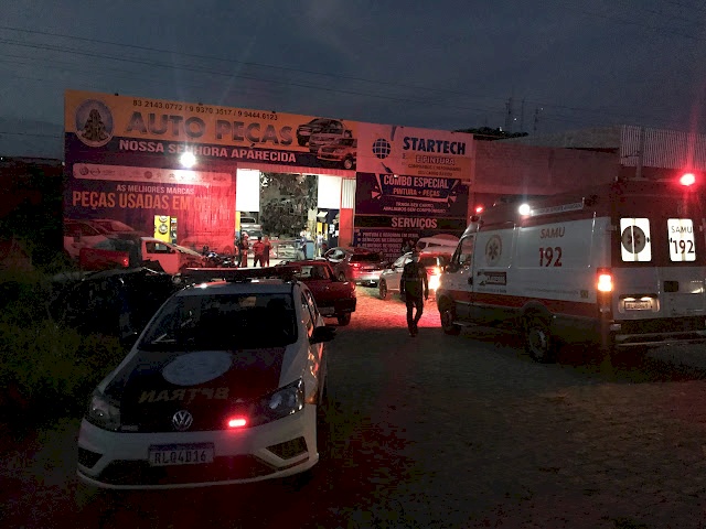 Crime de morte na cidade de Cajazeiras