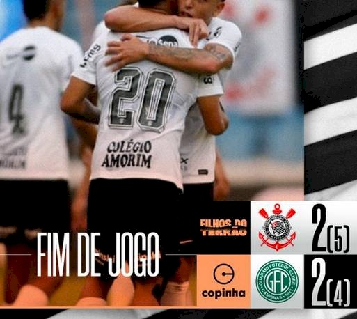 Corinthians supera Guarani nos pênaltis