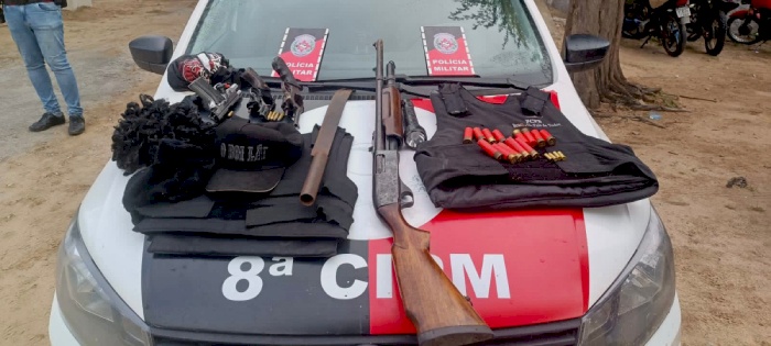 Armas, munições e coletes balísticos em Juazeirinho