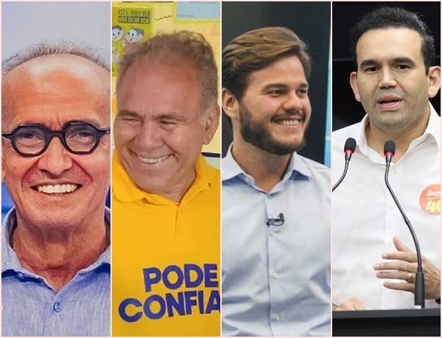Candidatos a prefeito no 2o Turno na Paraíba