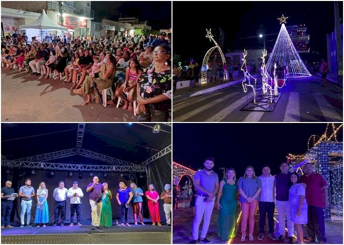 Inauguração da decoração iluminada nas praças da cidade: Aparecida, Um Canto de Natal