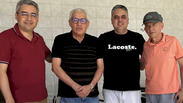 Léo Abreu e Vituriano em apoio a oposição de Cajazeiras