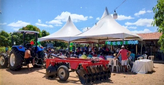 Lançamento do programa Preparo do Solo 2023, no Assentamento Nova Vida em Aparecida 