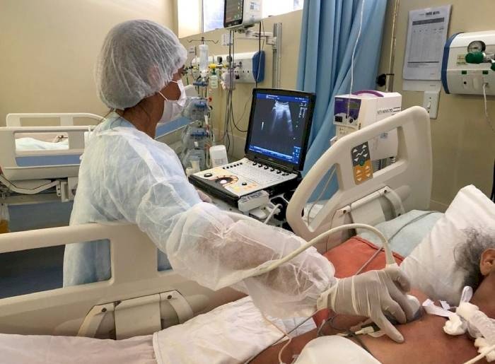 Ultrassonografia Pulmonar e Diafragmática realizada por fisioterapeutas